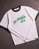 Levi's Ringer White/Green Drop Shoulder T-Shirt