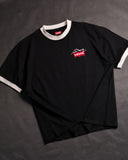 Levis Graphic Ringer J.V. T-Shirt Black/White  Drop Shoulder T-Shirt