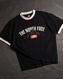North Face Varsity Graphic  Ringer Black/White Drop Shoulder T-Shirt