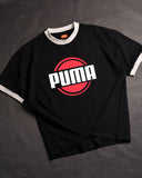 P Ringer Revolve Tee Black/White