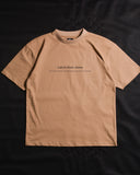 Calvin Klein Jeans MINIMAL LOGO TEE Men's T-shirt Beige