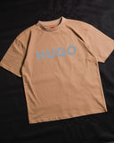 HUGO Dulivio  Men's T-shirt Beige 2.0