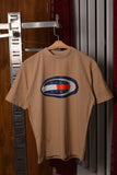 Tommy Jeans Boardsports Logo Men's T-shirt Beige