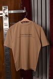 Calvin Klein Jeans MINIMAL LOGO TEE Men's T-shirt Beige