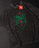 P Shaded-Neymi Edition - Heavy Cotton Acid Wash Drop Shoulder T-shirt -Black