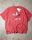 Adidas- Heavy Cotton Acid Wash Drop Shoulder T-shirt -Maroon