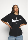 NIKE Sportswear Classic T-Shirt Black Chest Print