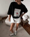 H&M Oversized Black tshirt