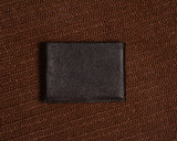 Slim Men's Wallet | Genuine Leather Dark Texture