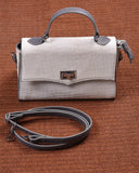 Women Minimalist Square Bag Crocodile Embossed
