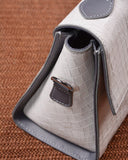 Women Minimalist Square Bag Crocodile Embossed