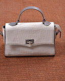 Women Minimalist Square Bag Crocodile Embossed