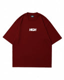 H&M Oversized T-Shirt Maroon