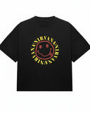 H&M Oversized T-Shirt Black Nirvana