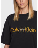 Calvin Klein  Chambray  Drop shoulder T-shirt Black