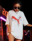 Logo Cat Tee PUMA White