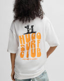 HUGO Cotton-jersey T-shirt with surf artwork