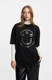 HUGO Cotton-jersey T-shirt with Happy HUGO logo