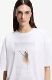 HUGO Cotton-jersey T-shirt with Chest Print