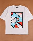 Puma Hoops Court Men's Tee White