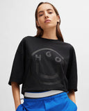 HUGO Oversized-fit T-shirt in cotton with new-season logo