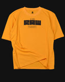 G STAR RAW Boxy Logo Print T-Shirt Yellow