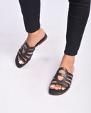 Hermes Camelia Sandal Black