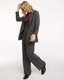 Reitman One Button Long Plaid Pattern